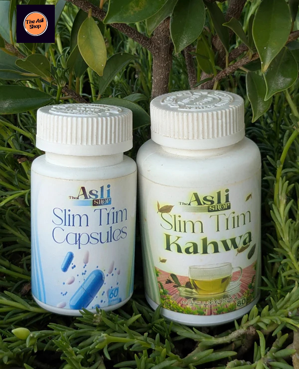 Slim Trim Weight Loss Combo – Herbal Capsules + Green Kahwa | The Asli Shop