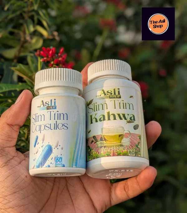 Slim Trim Weight Loss Combo – Herbal Capsules + Green Kahwa | The Asli Shop