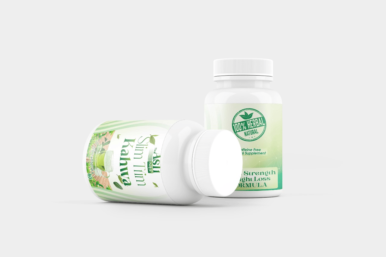 Slim Trim Weight Loss Combo – Herbal Capsules + Green Kahwa | The Asli Shop