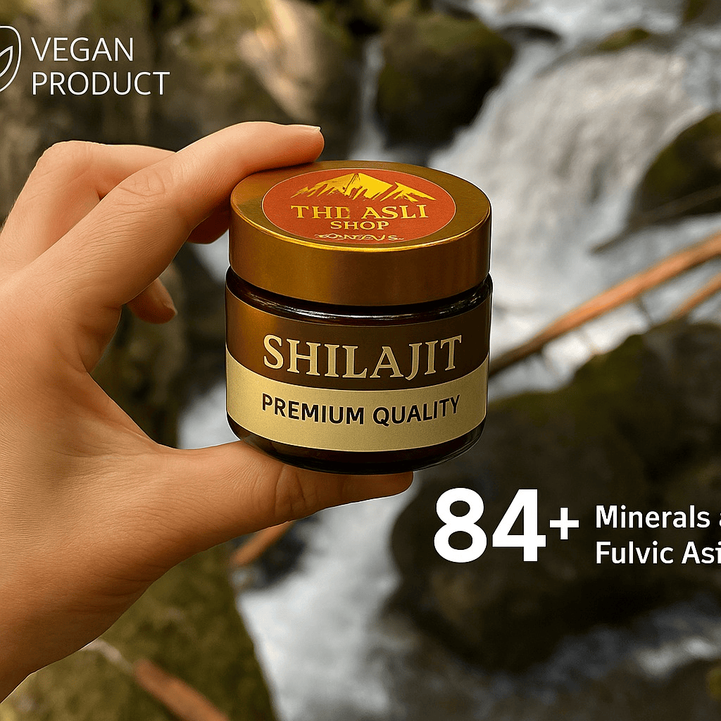 Pure Himalayan Shilajit Resin – The Elixir of Life | 15g–100g | Free Delivery – The Asli Shop