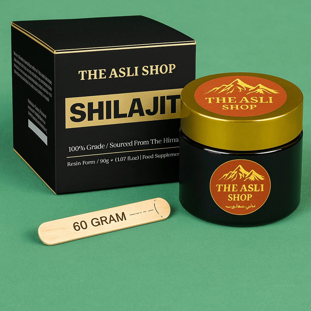Pure Himalayan Shilajit Resin – The Elixir of Life | 15g–100g | Free Delivery – The Asli Shop